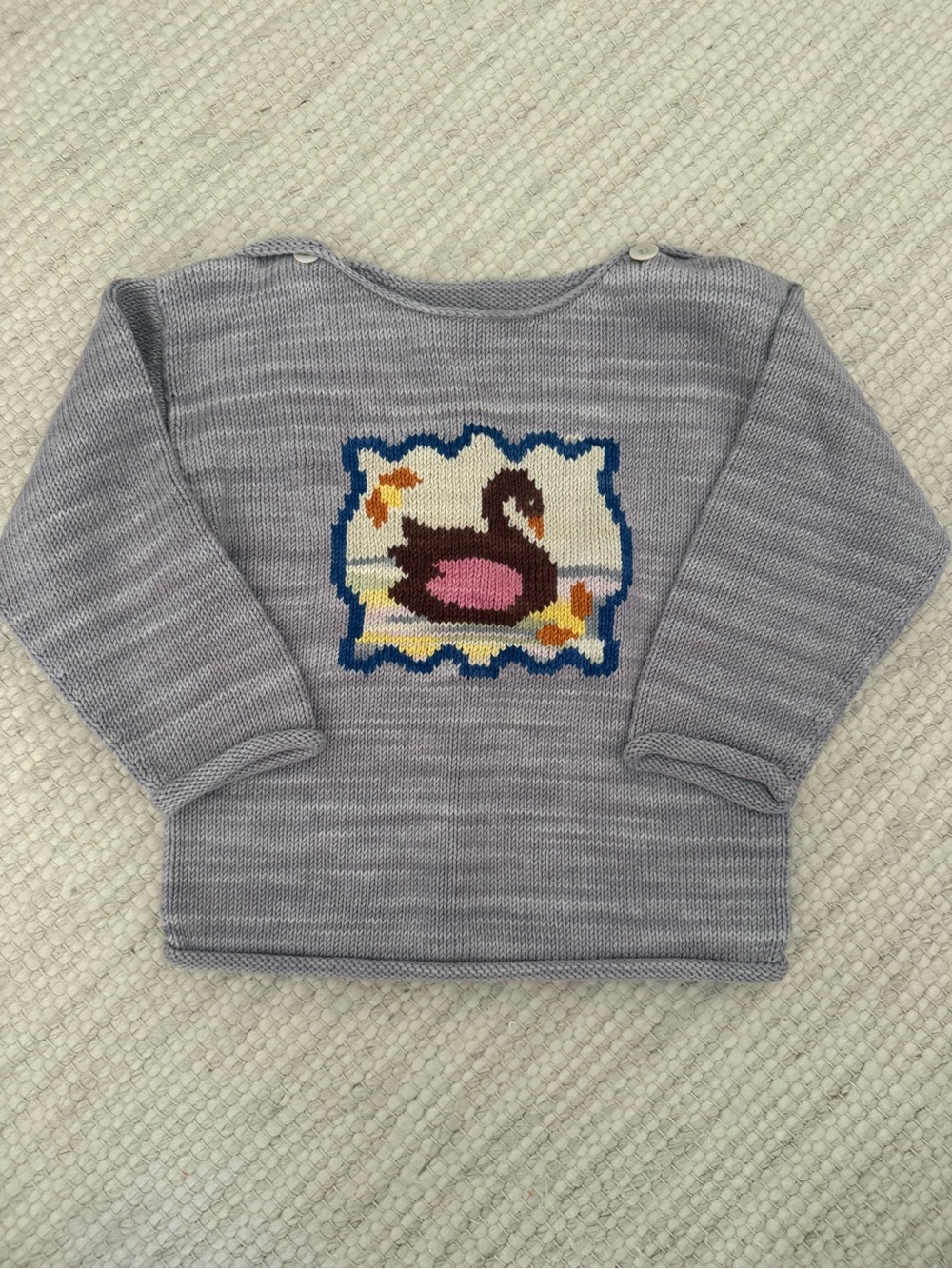 NWOT Misha and Puff Swan Boatneck Sweater, 2Y